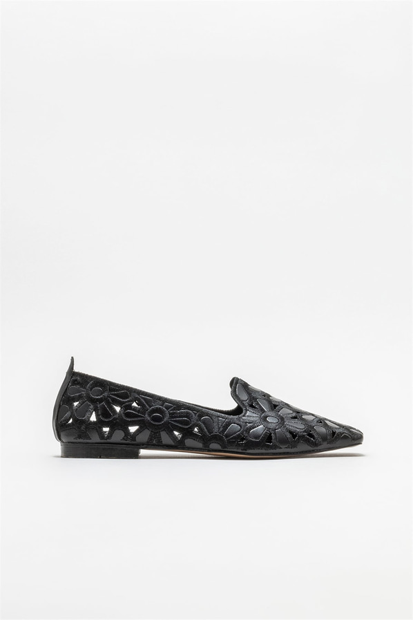 Siyah babet, günlük kullanım için - Elle Shoes