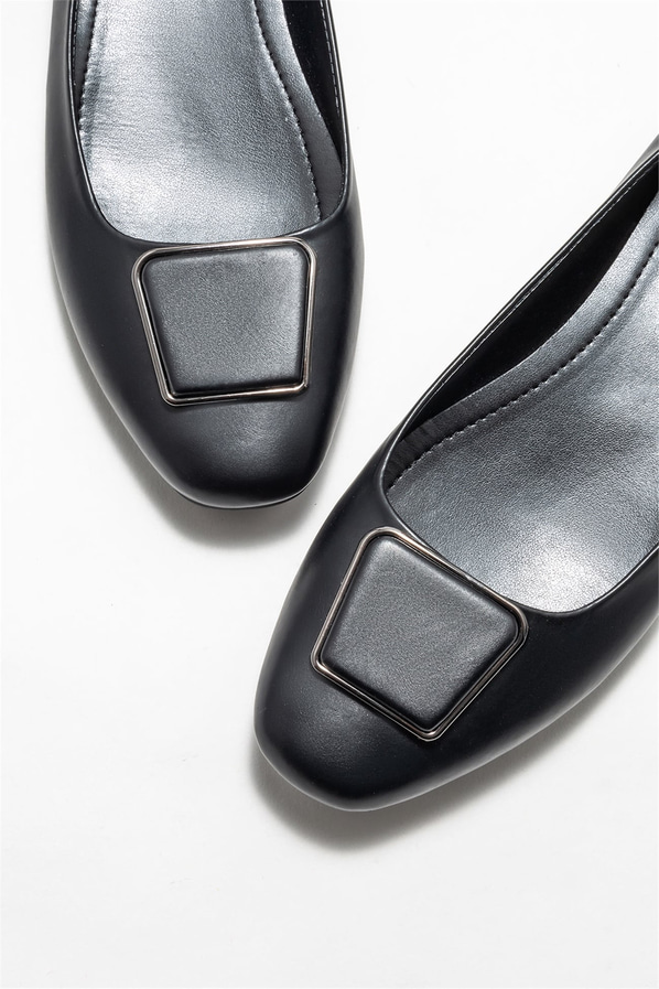 Siyah kadın babet - Elle Shoes