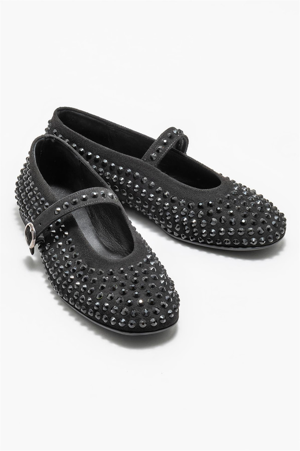 Siyah kadın babet - Elle Shoes
