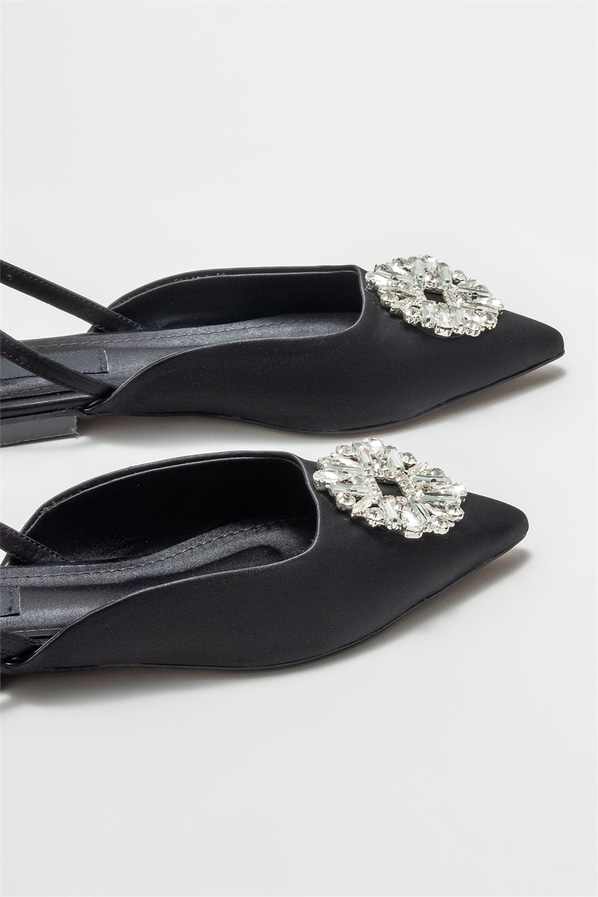 Siyah kadın babet - Elle Shoes
