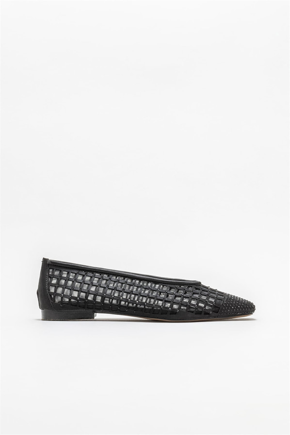 Siyah kadın babet - Elle Shoes
