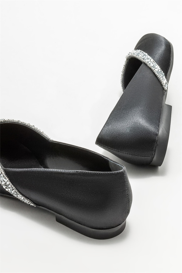 Siyah kadın babet - Elle Shoes