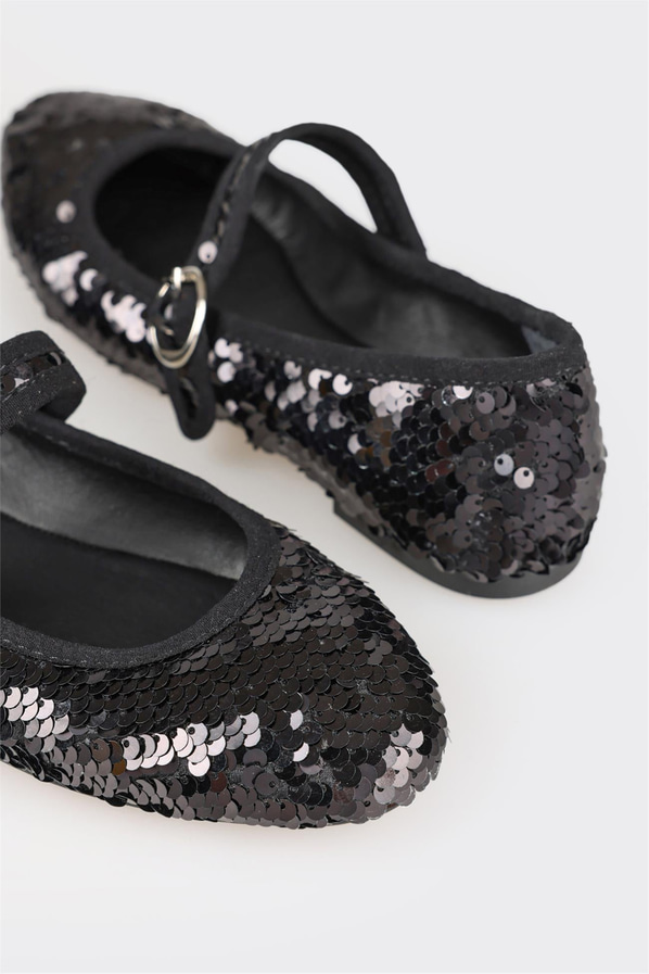 Siyah kadın babet - Elle Shoes