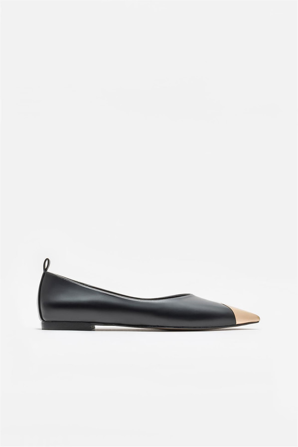 Siyah kadın babet - Elle Shoes
