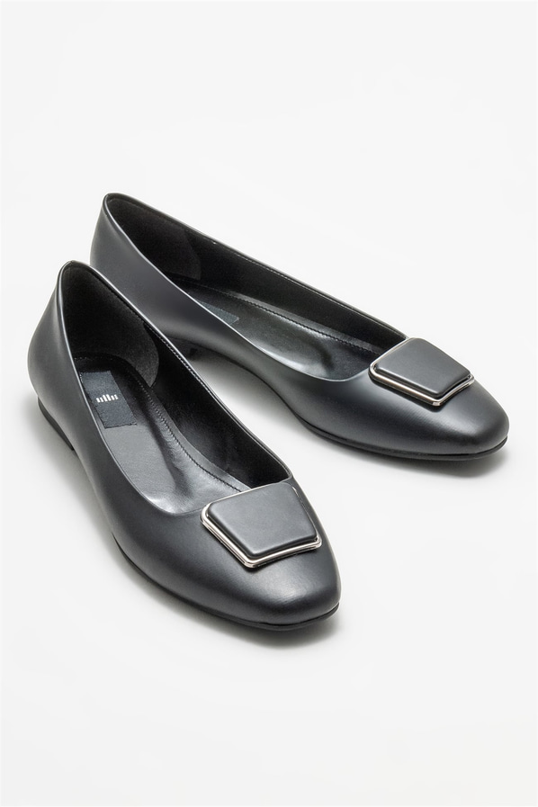Siyah kadın babet - Elle Shoes