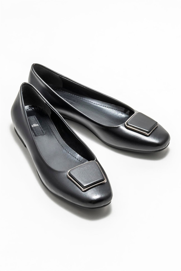 Siyah kadın babet - Elle Shoes