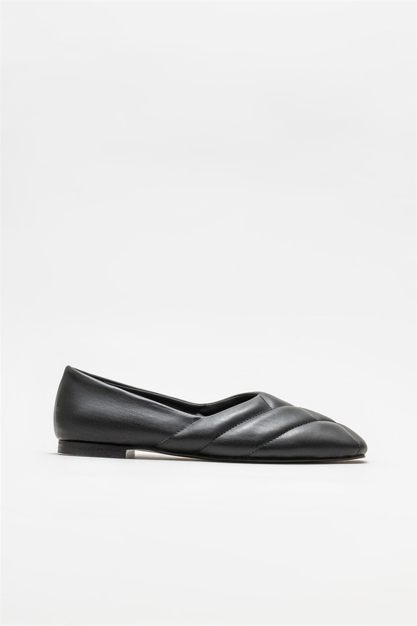 Siyah kadın babet - Elle Shoes