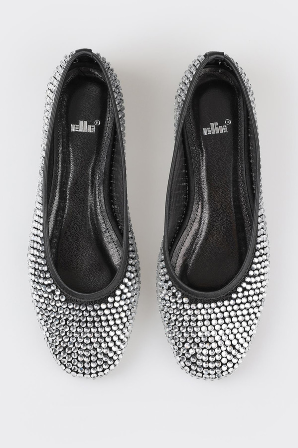 Siyah kadın babet - Elle Shoes