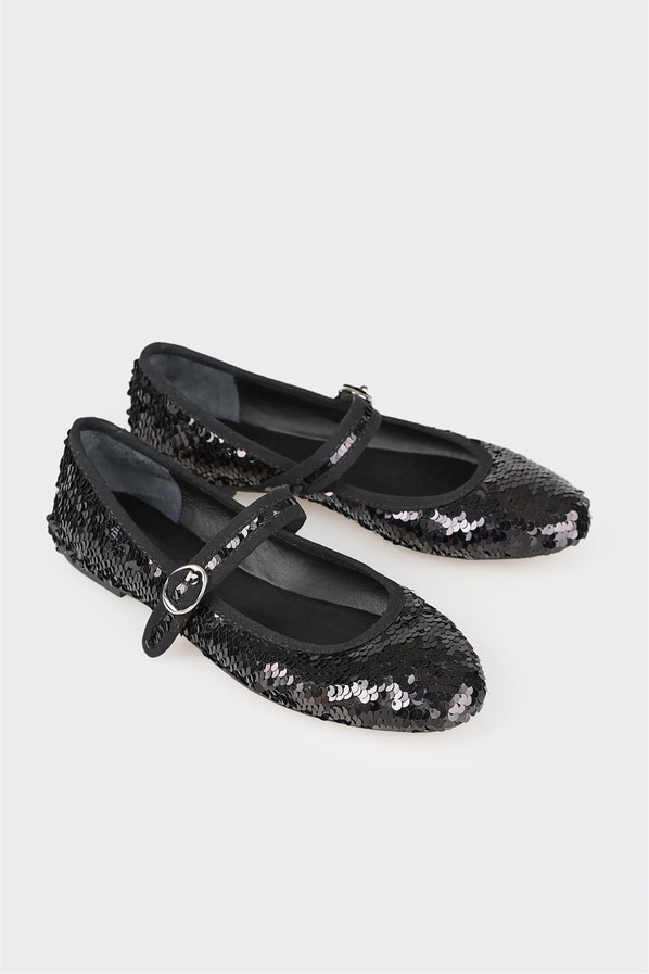 Siyah kadın babet - Elle Shoes