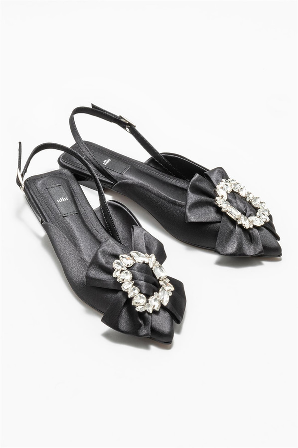 Siyah kadın babet - Elle Shoes