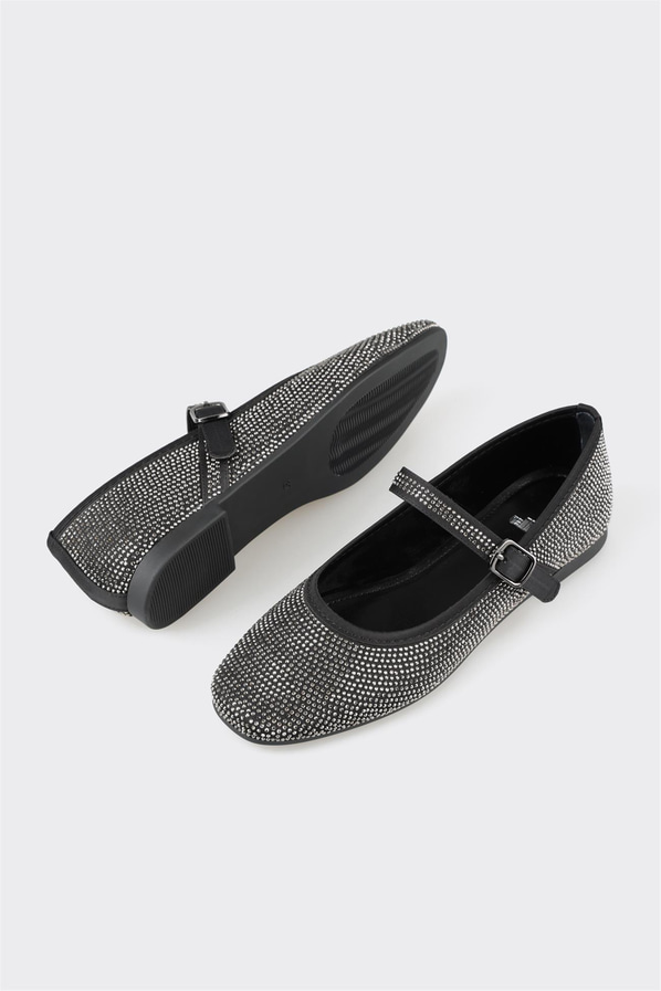 Siyah kadın babet - Elle Shoes