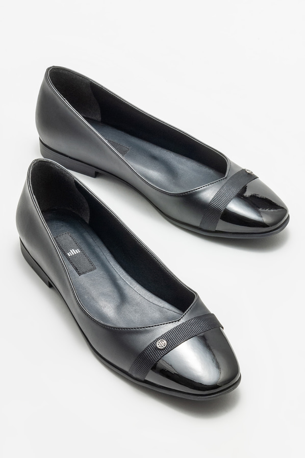 Siyah kadın babet - Elle Shoes