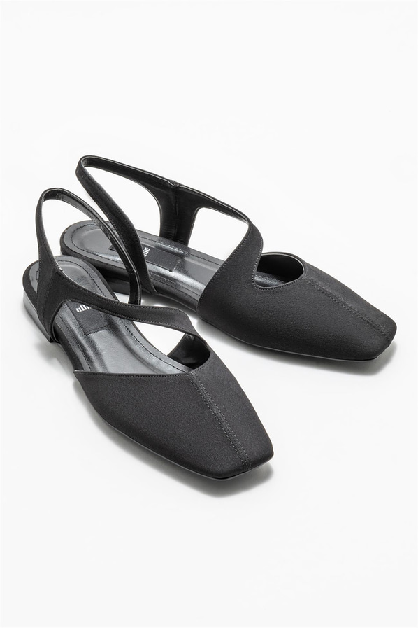 Siyah kadın babet - Elle Shoes