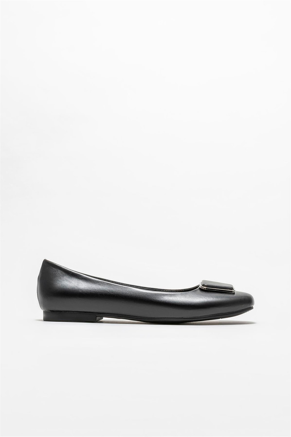 Siyah kadın babet - Elle Shoes