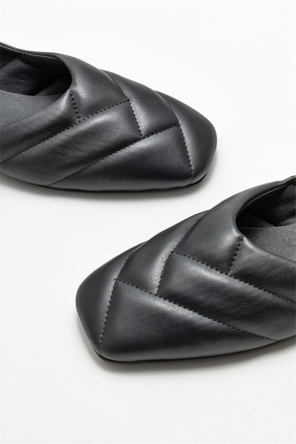 Siyah kadın babet - Elle Shoes