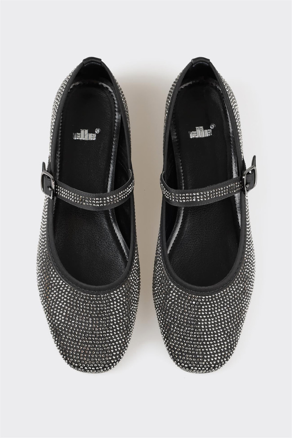 Siyah kadın babet - Elle Shoes