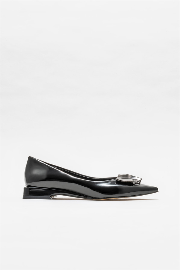 Siyah kadın babet - Elle Shoes