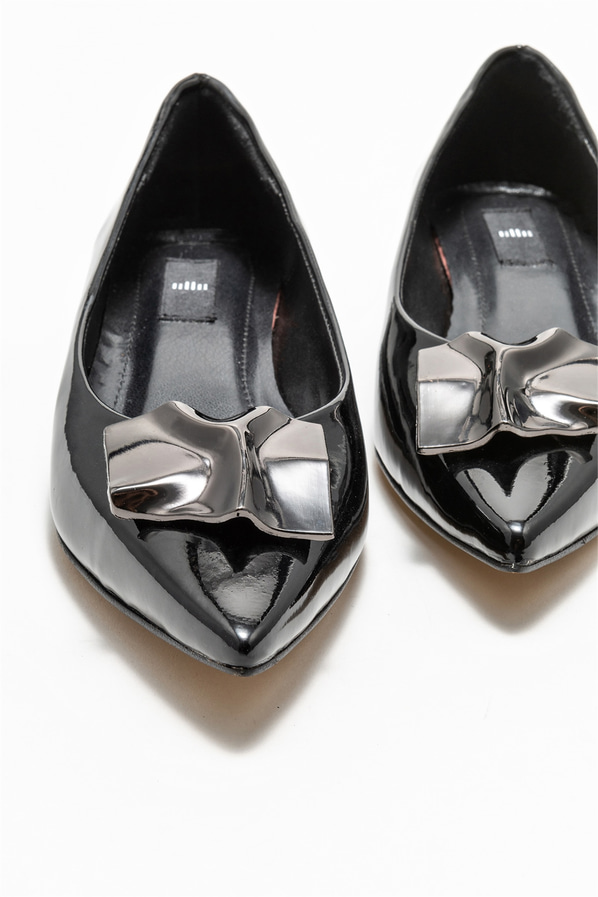 Siyah kadın babet - Elle Shoes