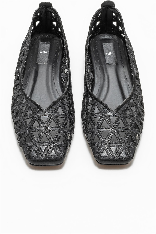 Siyah kadın babet - Elle Shoes