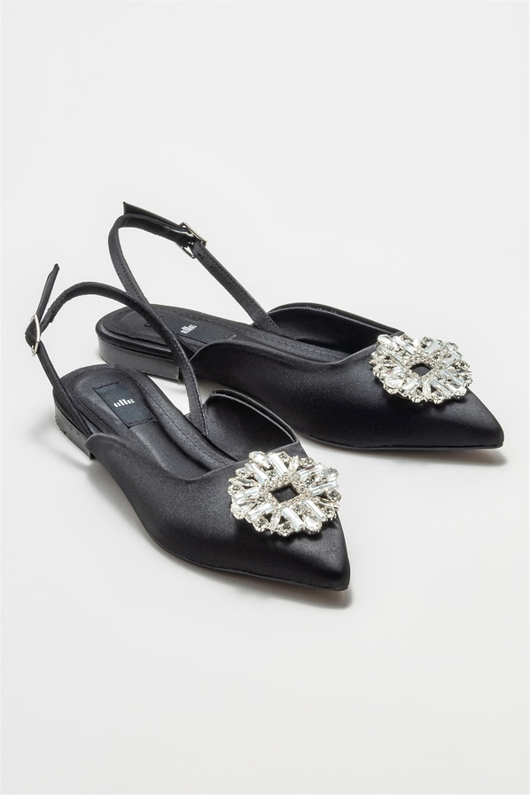 Siyah kadın babet - Elle Shoes