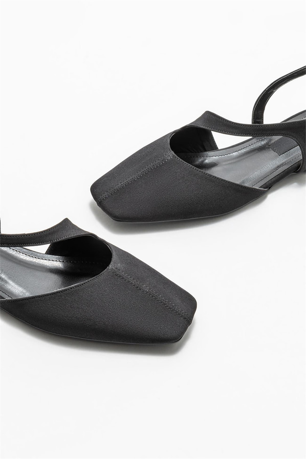 Siyah kadın babet - Elle Shoes