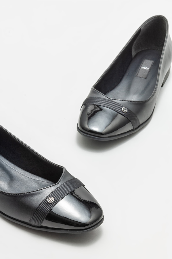 Siyah kadın babet - Elle Shoes