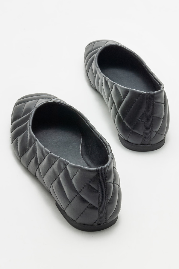 Siyah kadın babet - Elle Shoes