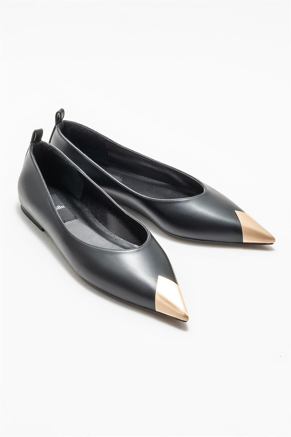 Siyah kadın babet - Elle Shoes