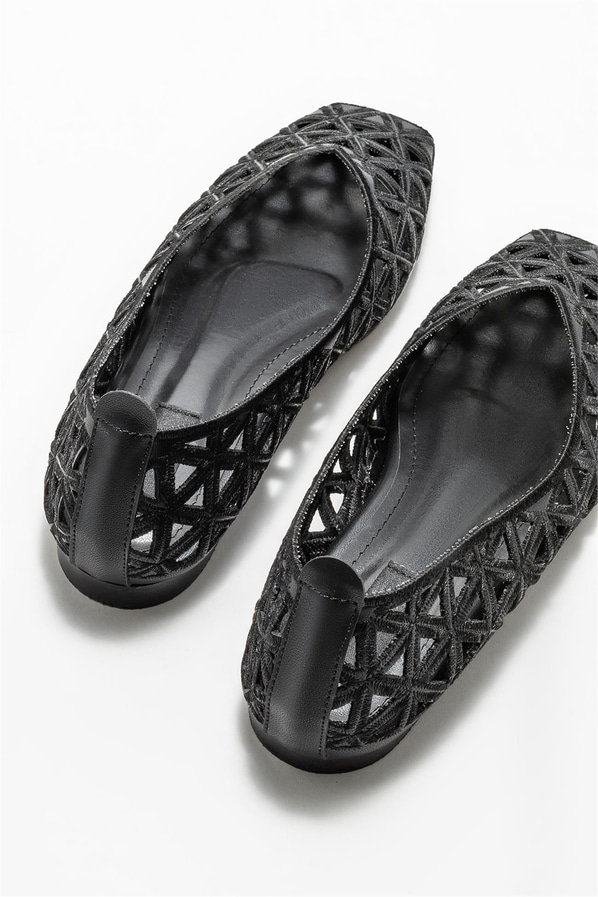 Siyah kadın babet - Elle Shoes