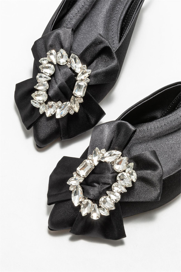 Siyah kadın babet - Elle Shoes