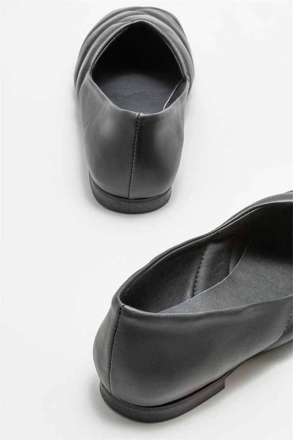 Siyah kadın babet - Elle Shoes