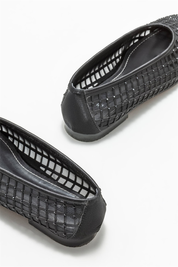 Siyah kadın babet - Elle Shoes