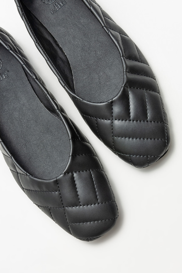 Siyah kadın babet - Elle Shoes
