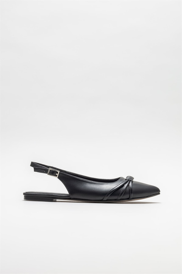 Siyah kadın babet - Elle Shoes
