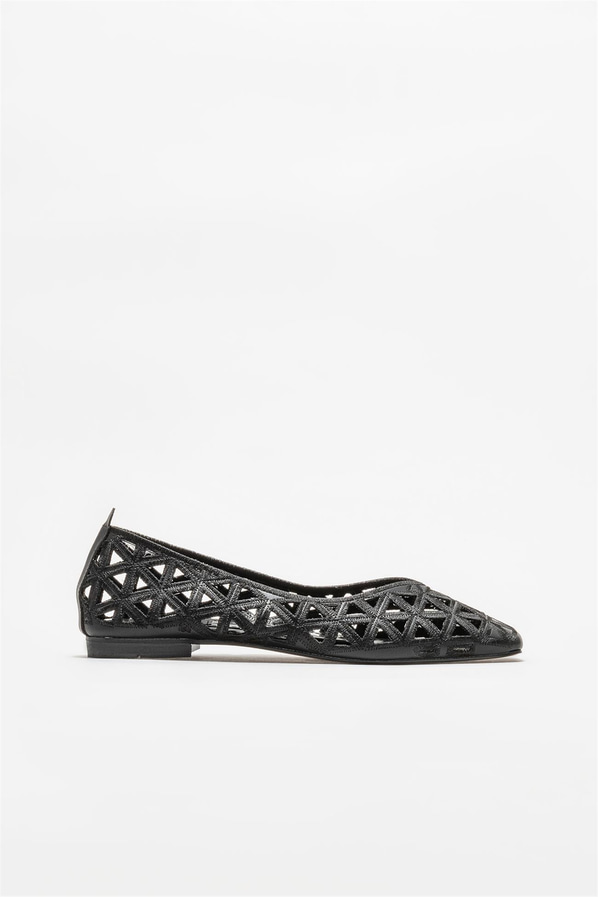 Siyah kadın babet - Elle Shoes