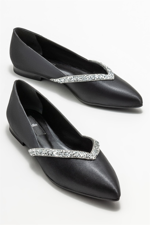 Siyah kadın babet - Elle Shoes