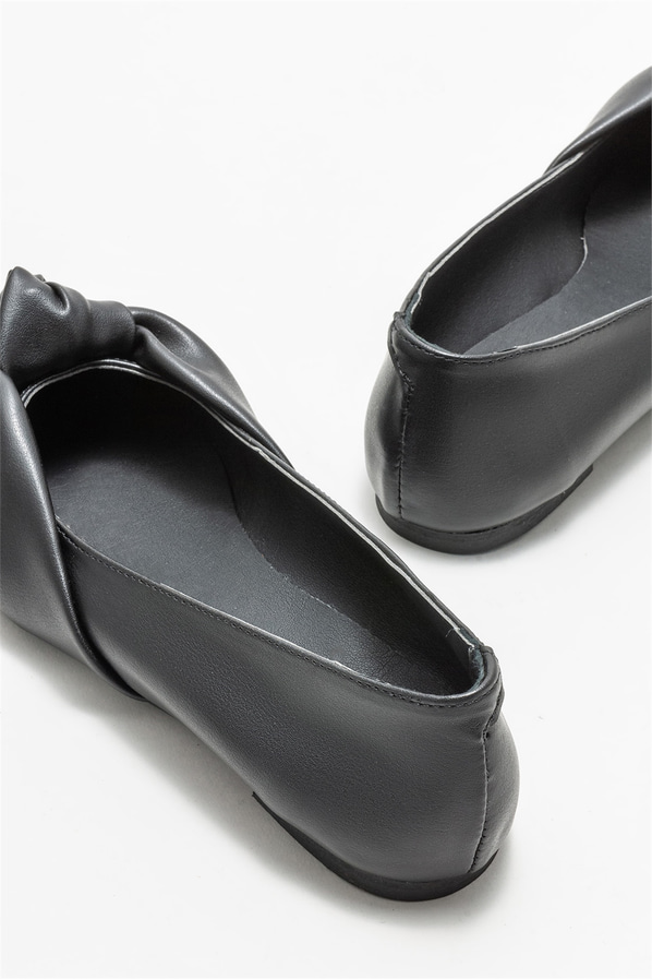 Siyah kadın babet - Elle Shoes