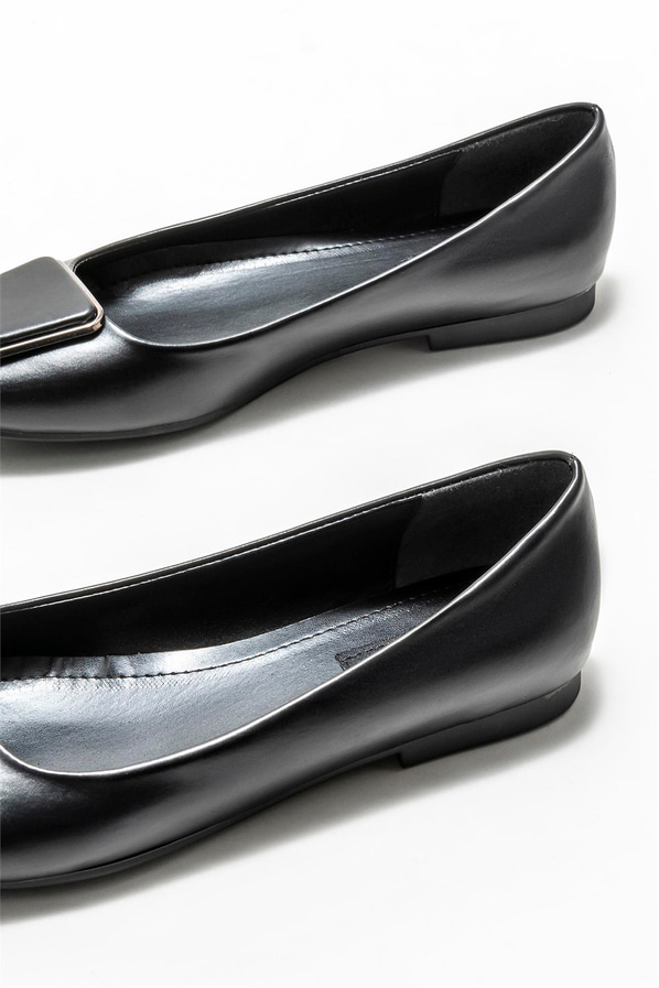 Siyah kadın babet - Elle Shoes