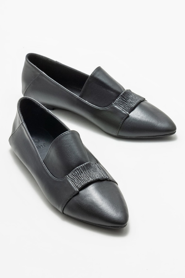 Siyah kadın babet - Elle Shoes