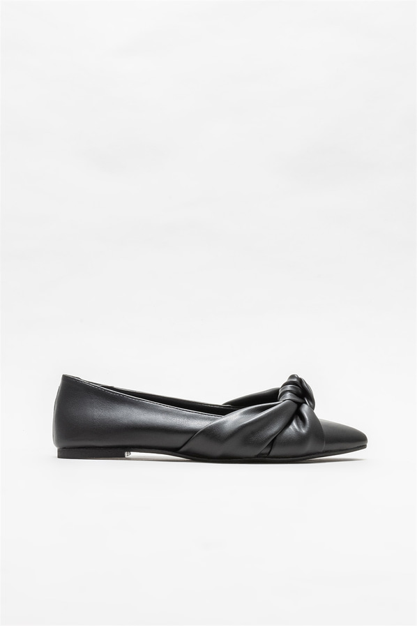 Siyah kadın babet - Elle Shoes