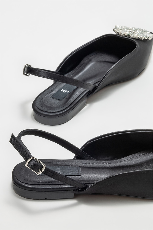 Siyah kadın babet - Elle Shoes