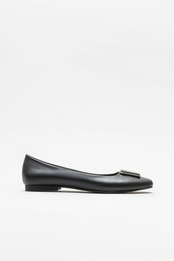 Siyah kadın babet - Elle Shoes