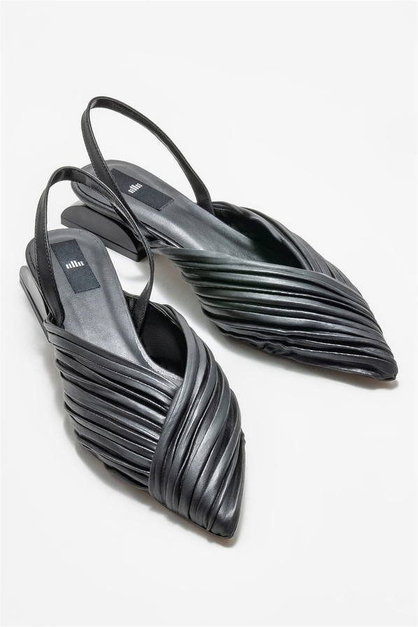 Siyah kadın babet - Elle Shoes