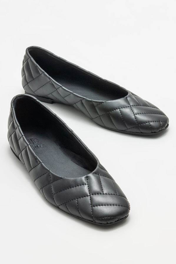 Siyah kadın babet - Elle Shoes