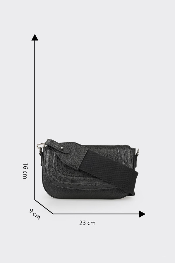 Siyah kadın çapraz çanta - Elle Shoes