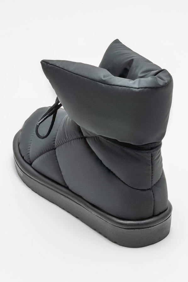 Siyah düz kadın bot - Elle Shoes