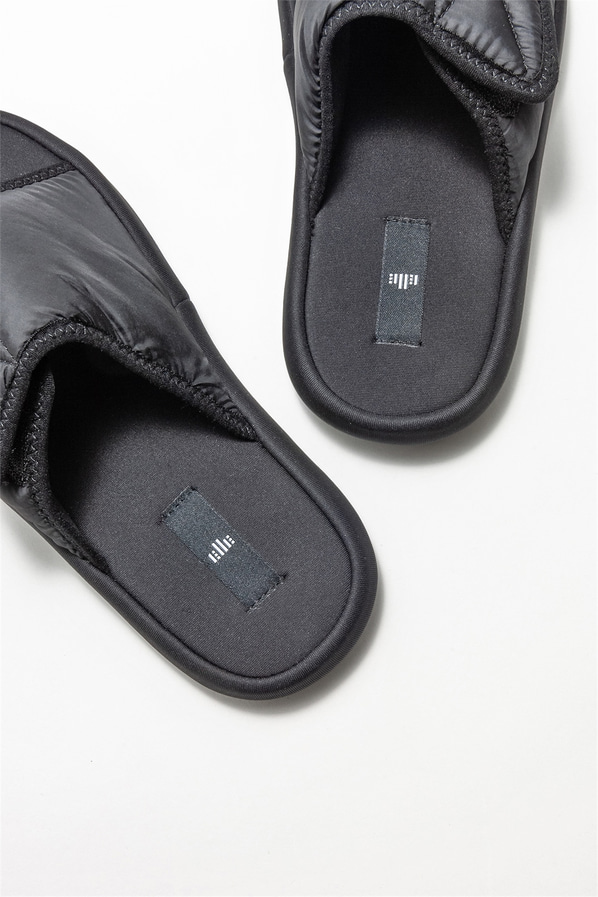 Siyah düz kadın terlik - Elle Shoes