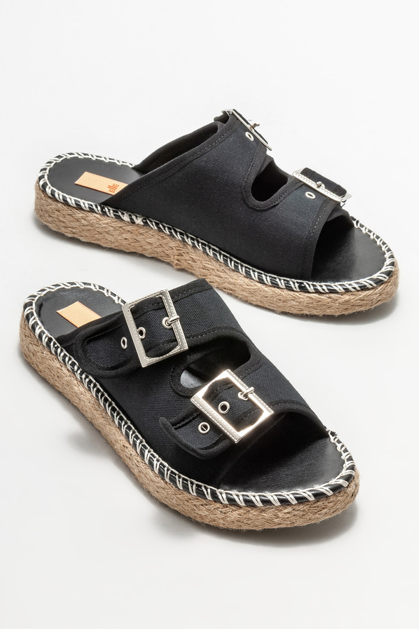 Siyah Kadın Espadril