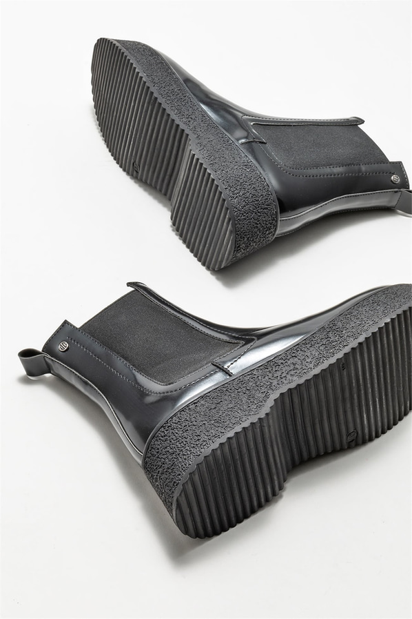Siyah kadın bot, günlük kullanım için - Elle Shoes