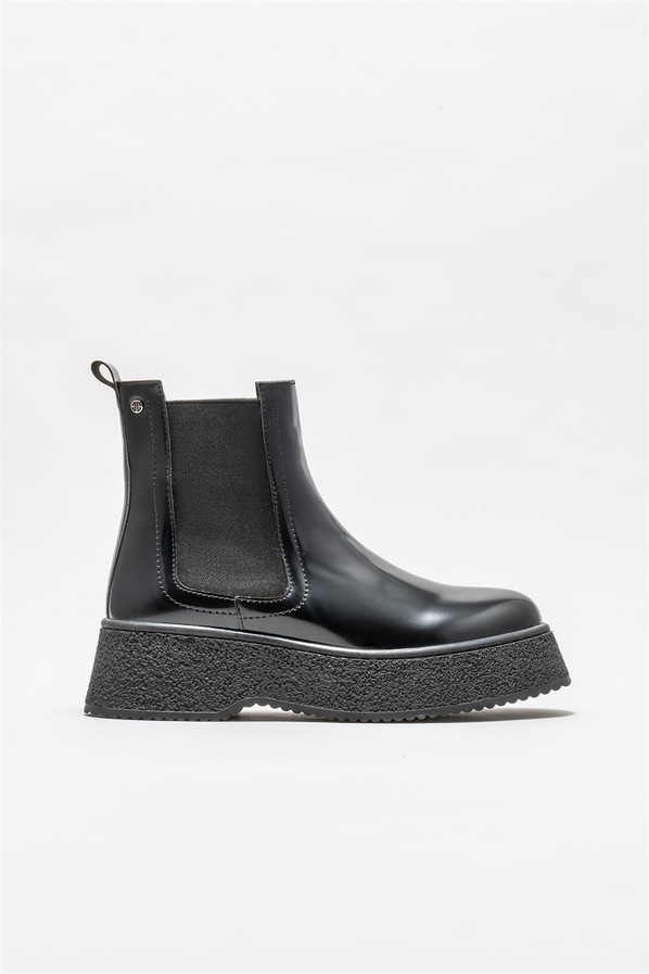 Siyah kadın bot, günlük kullanım için - Elle Shoes